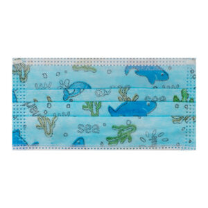 KIDS 3 LAYERS MASK - BLUE WATER