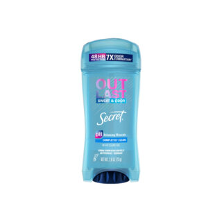 Secret Outlast Clear Gel Antiperspirant Deodorant for Women, Completely Clean, 2.6 oz