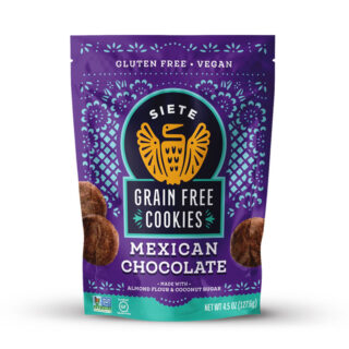 Siete Family Foods Grain Free Mexican Chocolate Cookies, 4.5 oz