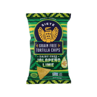 Siete Grain Free Jalapeño Lime Tortilla Chips, 4 oz