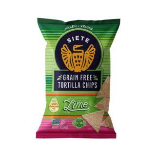 Siete Squeeze of Lime Grain Free Tortilla Chips, 5 oz