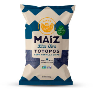 Siete Family Foods Maíz Blue Corn Totopos Corn Tortilla Chips 7.50oz